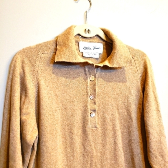 Vintage S Camel Cashmere Mollie Parnis Bergdorf Goodman sweater